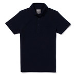 Elmhurst Short-Sleeve Oxford Polo // Navy (S)