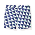 Delray Swim Trunks // Navy + Green + White (30)