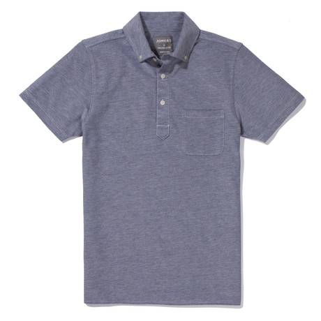 Evanston Short-Sleeve Oxford Polo // Dark Blue (XS)