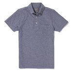 Evanston Short-Sleeve Oxford Polo // Dark Blue (XS)