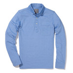 Pacific Long-Sleeve Oxford Polo // Sky Blue (XL)