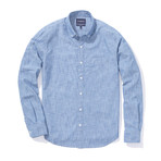 Slim Spencer Chambray Shirt // Blue (S)