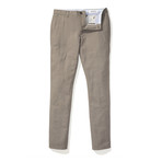 Bethune Slim Linen Chinos // Dark Gray (33WX34L)