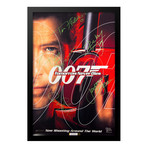 Signed + Framed Movie Poster // Tomorrow Never Dies