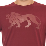 Archie T-Shirt // Dark Red (M)