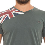 Jack Acid Wash Jersey T-Shirt // Blackboard (S)