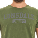 Ricky Acid Wash Slub T-Shirt // Army (2XL)