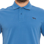 Marvin Bicolor Collar Polo // Poseidon (M)