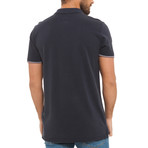 Mike Acid Wash Polo // Dark Blue (S)