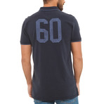 Oscar Acid Wash Polo // Dark Blue (L)