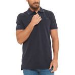 Oscar Acid Wash Polo // Dark Blue (L)
