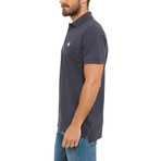 Joe Bicolor Collar Polo // Dark Blue (M)