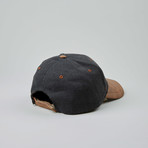 Fits Canvas Cap With Pu Peak // Black + Tan