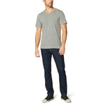 Hal S/S Mock Twist Colorblock V-Neck // Heather Gray (L)
