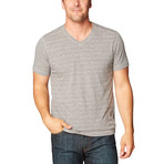 Hal S/S Mock Twist Colorblock V-Neck // Spanish Villa (XL)
