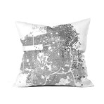 San Francisco // Throw Pillow // White (20"L x 20"W)