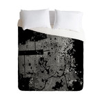 San Francisco // Duvet Cover // Black (Twin)