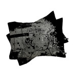 San Francisco // Pillow Case // Black // Set of 2