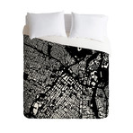 LA // Duvet Cover // Black (Twin)