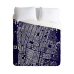 NYC LES // Duvet Cover // Navy (Twin)