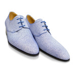 Criss Cross Dress Shoes // Blue + White (Euro: 41)