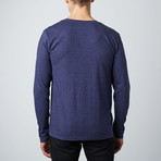 Long-Sleeve Henley // Charcoal + Navy // Pack of 2 (M)