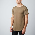 Scoop Tee // Olive (XL)