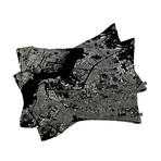 Brooklyn // Pillow Case // Black // Set of 2