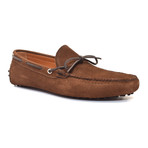 Suede Tie Moccasin // Tan (Euro: 40)