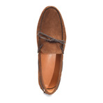 Suede Tie Moccasin // Tan (Euro: 47)