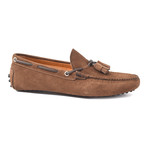 Suede Tassel Moccasin // Tan (Euro: 46)