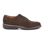 Suede Lace-Up Oxford // Brown (Euro: 38)