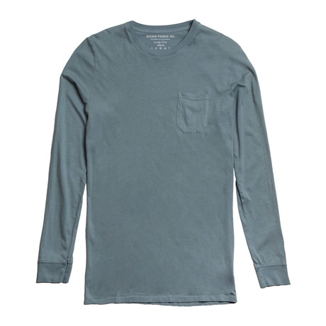 Long-Sleeve Crew T-Shirt // Light Blue (XS)