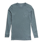 Long-Sleeve Crew T-Shirt // Light Blue (M)