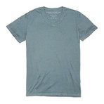 V Neck T-Shirt // Light Blue (XL)
