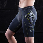 Pro-X Compression Shorts // Black (Small)