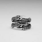 Sterling Silver Interlocked Claw Ring // Silver (Size: 8)