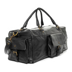 Leather Duffel // Black