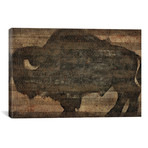 Buffalo I // Leather Print (18"W x 12"H x 0.75"D)