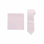 Burnham Tie + Pocket Square Set // White