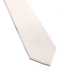 Burnham Tie + Pocket Square Set // White