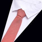 Ballyliffin Tie + Pocket Square Set // Pink + Orange