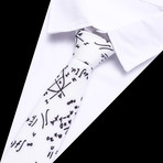 Derive Tie + Pocket Square Set // White
