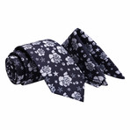 Alwoodley Tie + Pocket Square Set // Navy