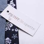 Alwoodley Tie + Pocket Square Set // Navy