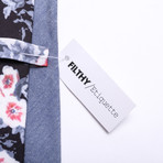 November Shine Tie + Pocket Square Set // Blue