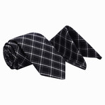 Lytham Tie + Pocket Square Set // Black