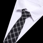Lytham Tie + Pocket Square Set // Black