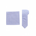 Carnoustie Tie + Pocket Square Set // Blue