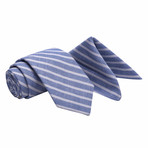 Carnoustie Tie + Pocket Square Set // Blue